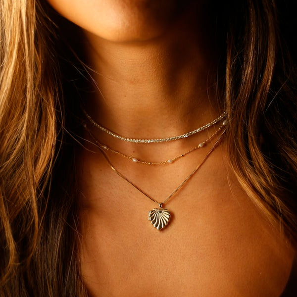 Diamond Dazzle Tennis Necklace - La Kaiser