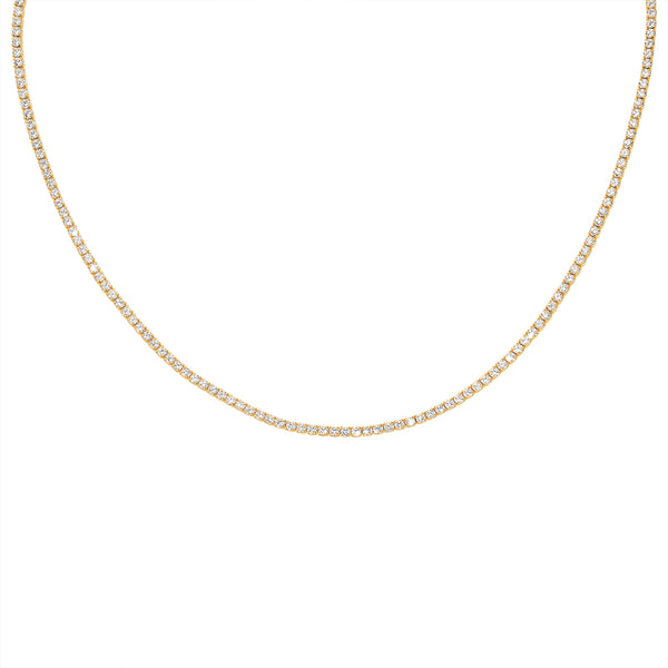 Diamond Dazzle Tennis Necklace - La Kaiser