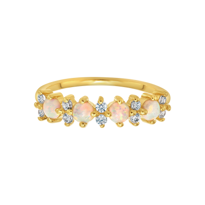 Opal & Diamond Farah Ring