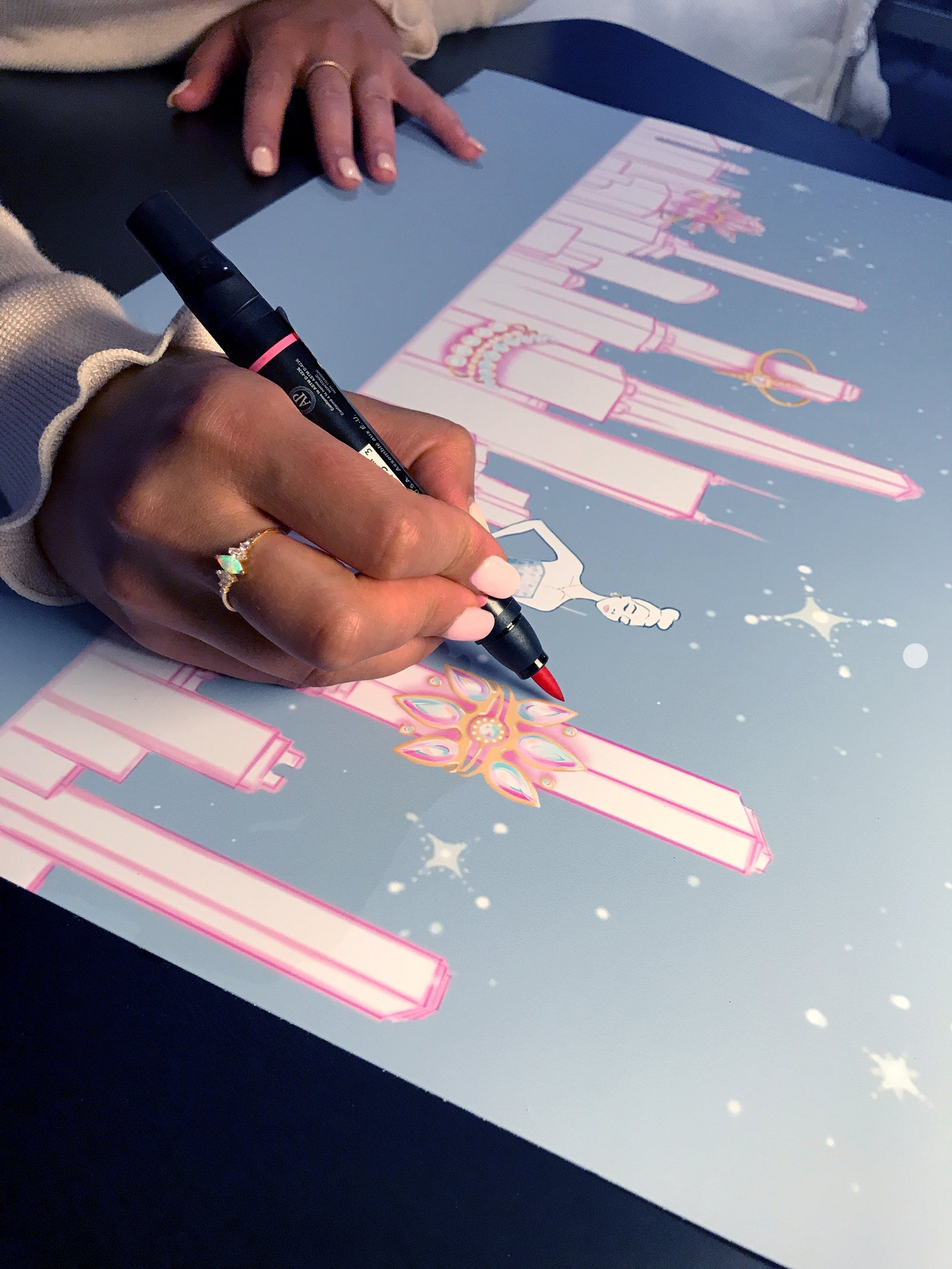 Collaboration with Illustrator Alexandra Bertakis