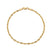 10kt Gold Diamond Cut Glitter Bracelet