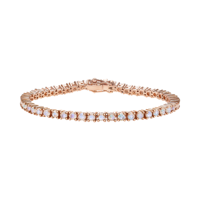 Rainbow Moonstone Tennis Bracelet