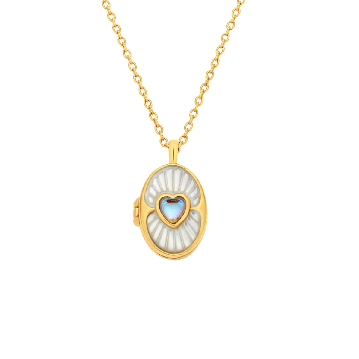 Mother Of Pearl Dive In Deep Locket