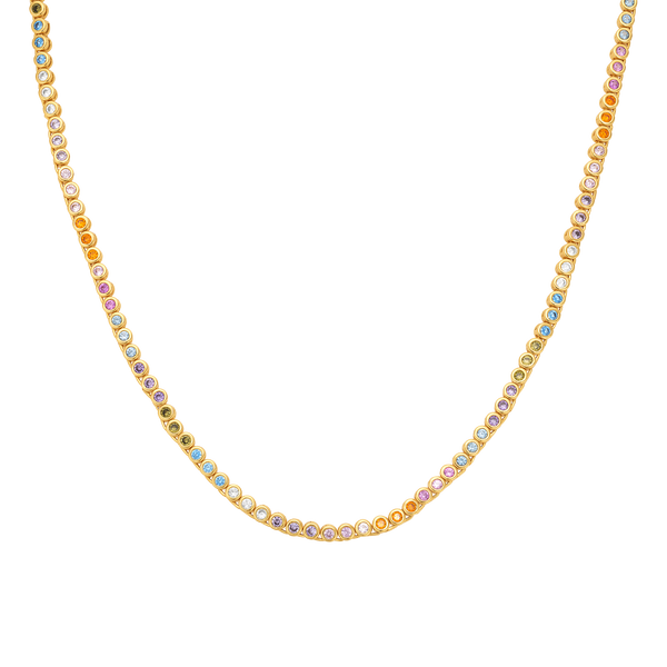 newsweetspot ネックレス ポーカーズ 3.41 CT Diamond Adjustable Tennis Choker - Nuha Jewelers