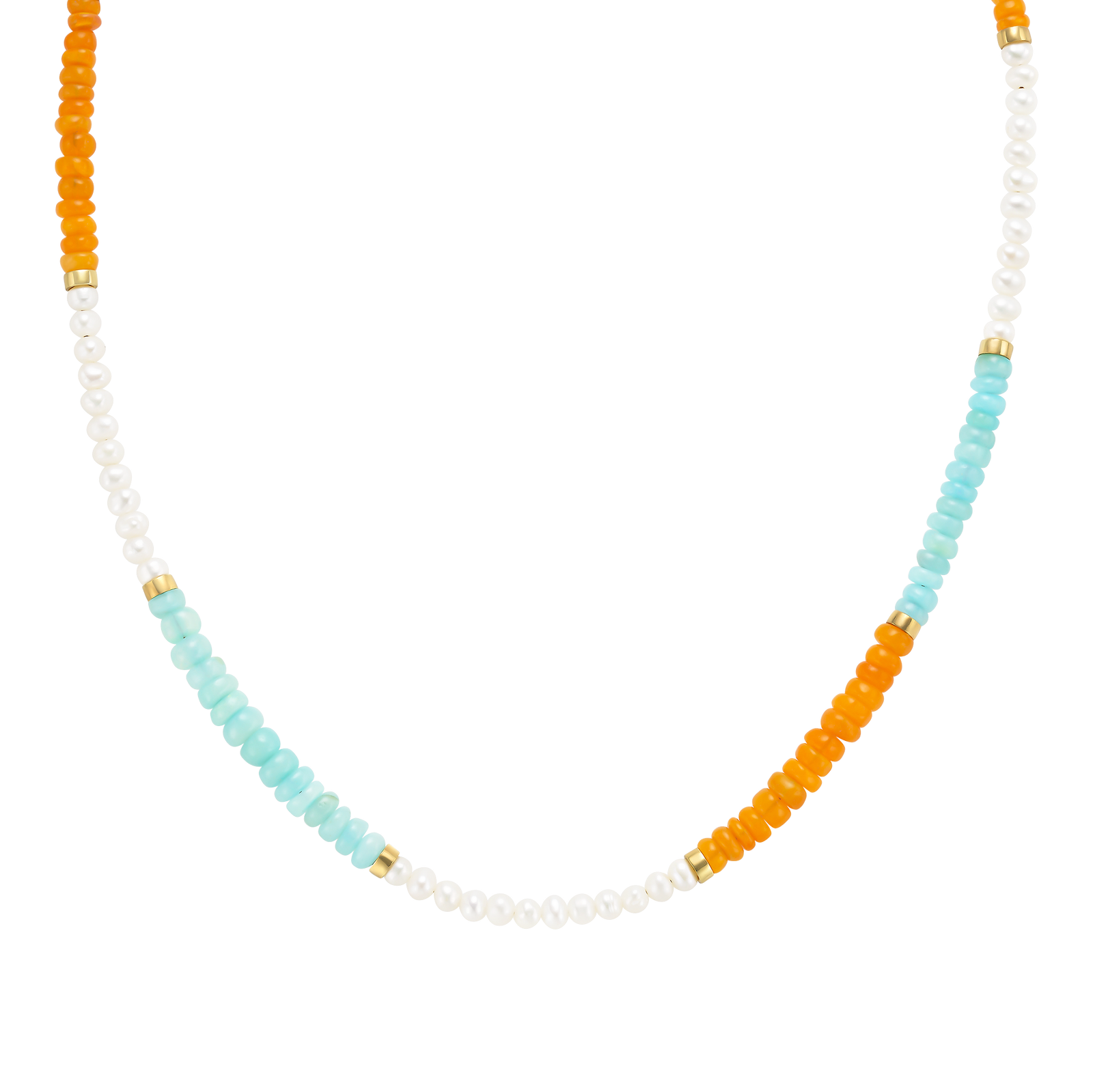 Opal, Pearl and Amazonite Cabo Pendant