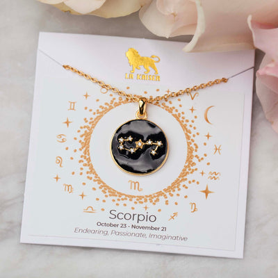 Zodiac Constellation Pendant