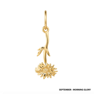 Solid Gold Birth Flower Charm