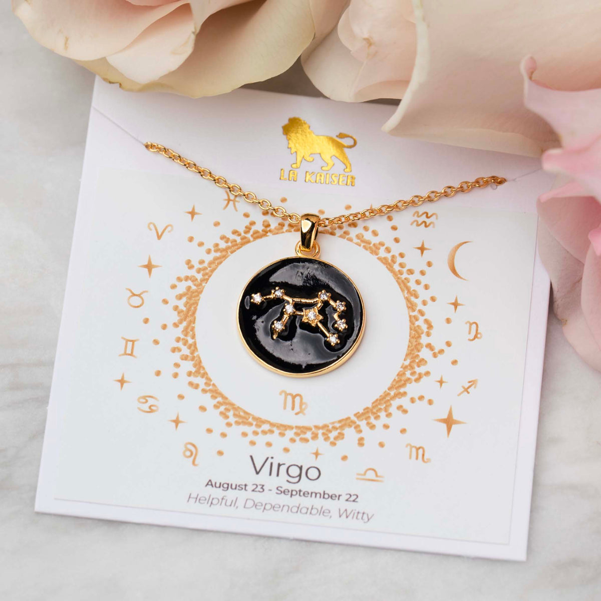 Zodiac Constellation Pendant