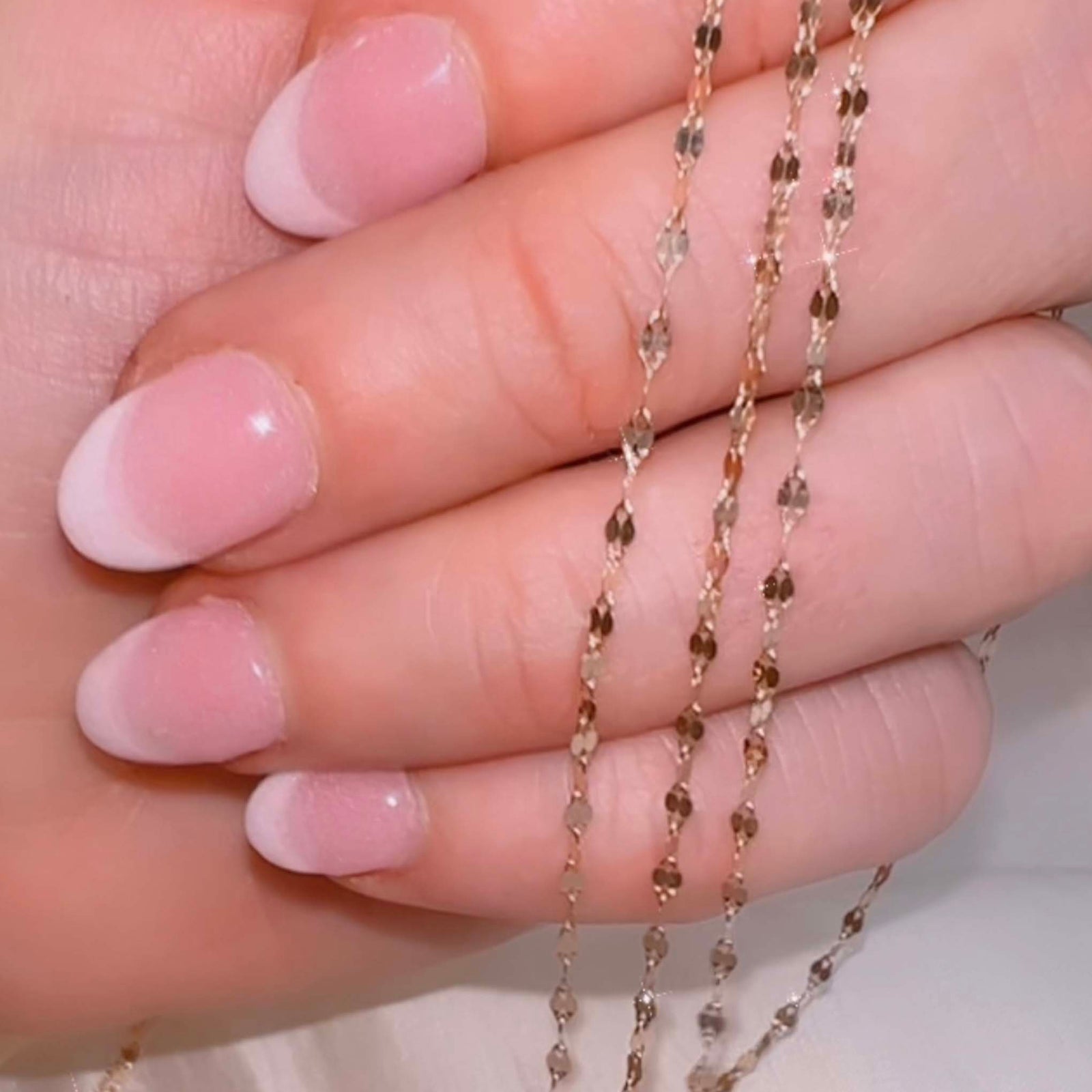 Solid Gold Shimmer Bracelet