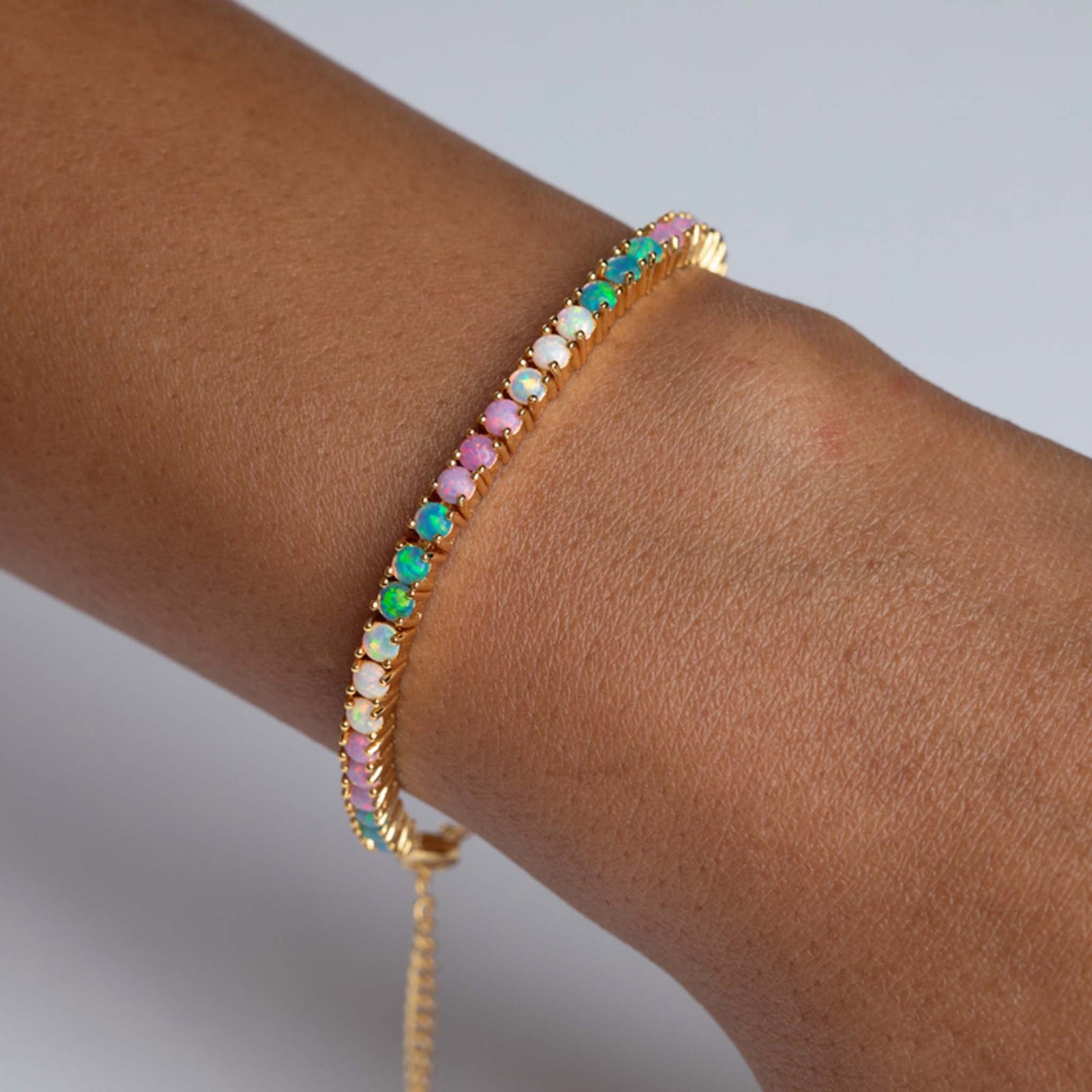 Tropical Opal Tennis Bracelet