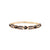 14kt Smoky Quartz & Black Agate Bridge Ring