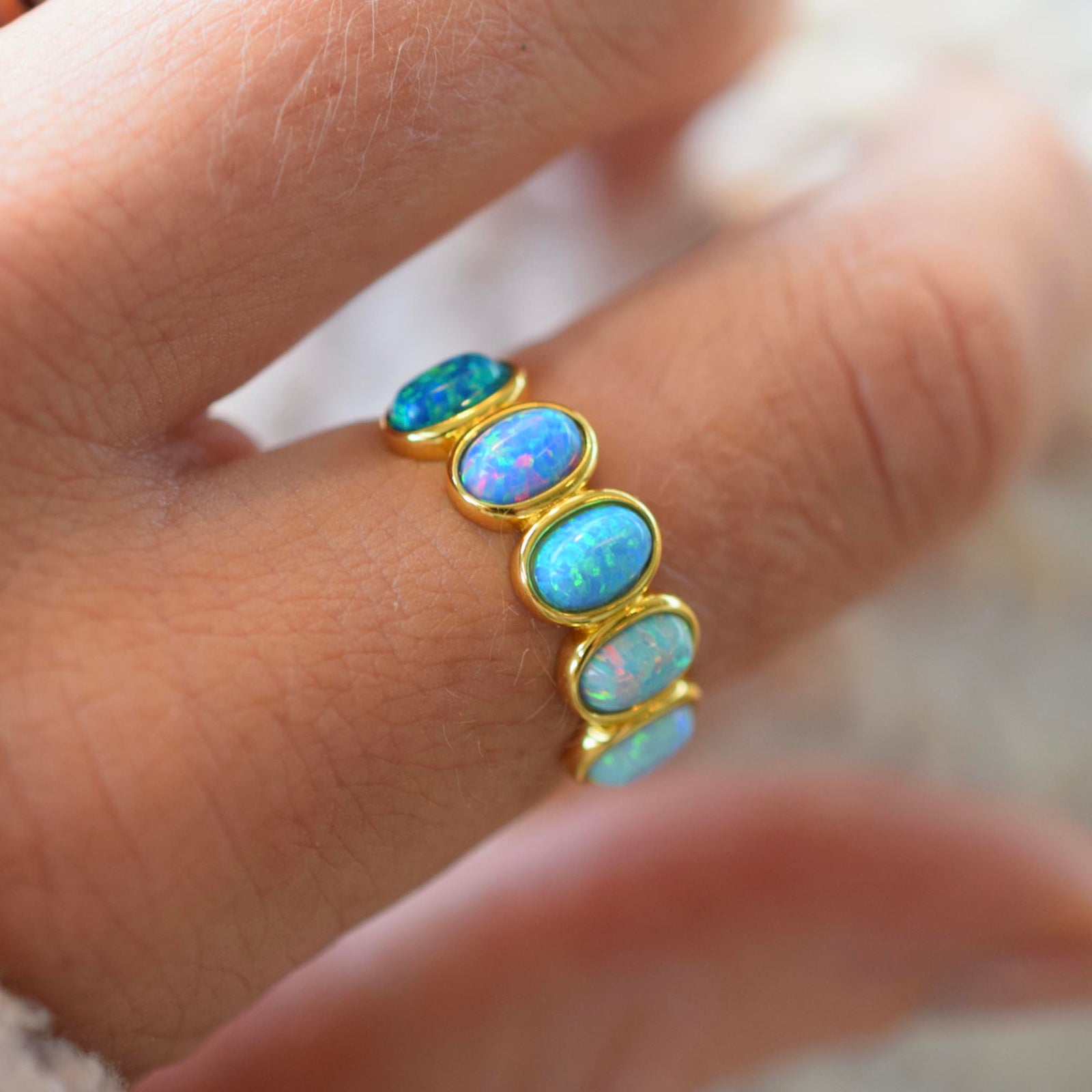 Blue Opal Ombre Candy Band