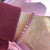Rose Gold Pink Opal Ombre Tennis Bracelet