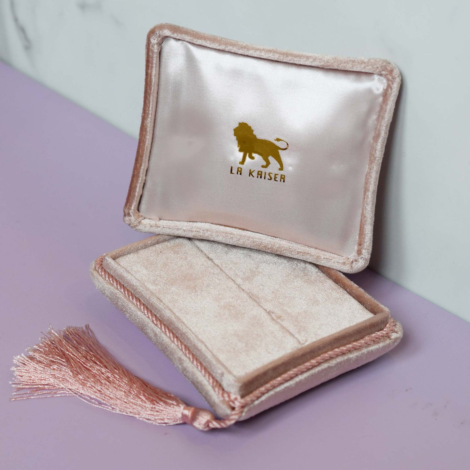 La Kaiser Velvet Lux Bracelet/Necklace Ring Box