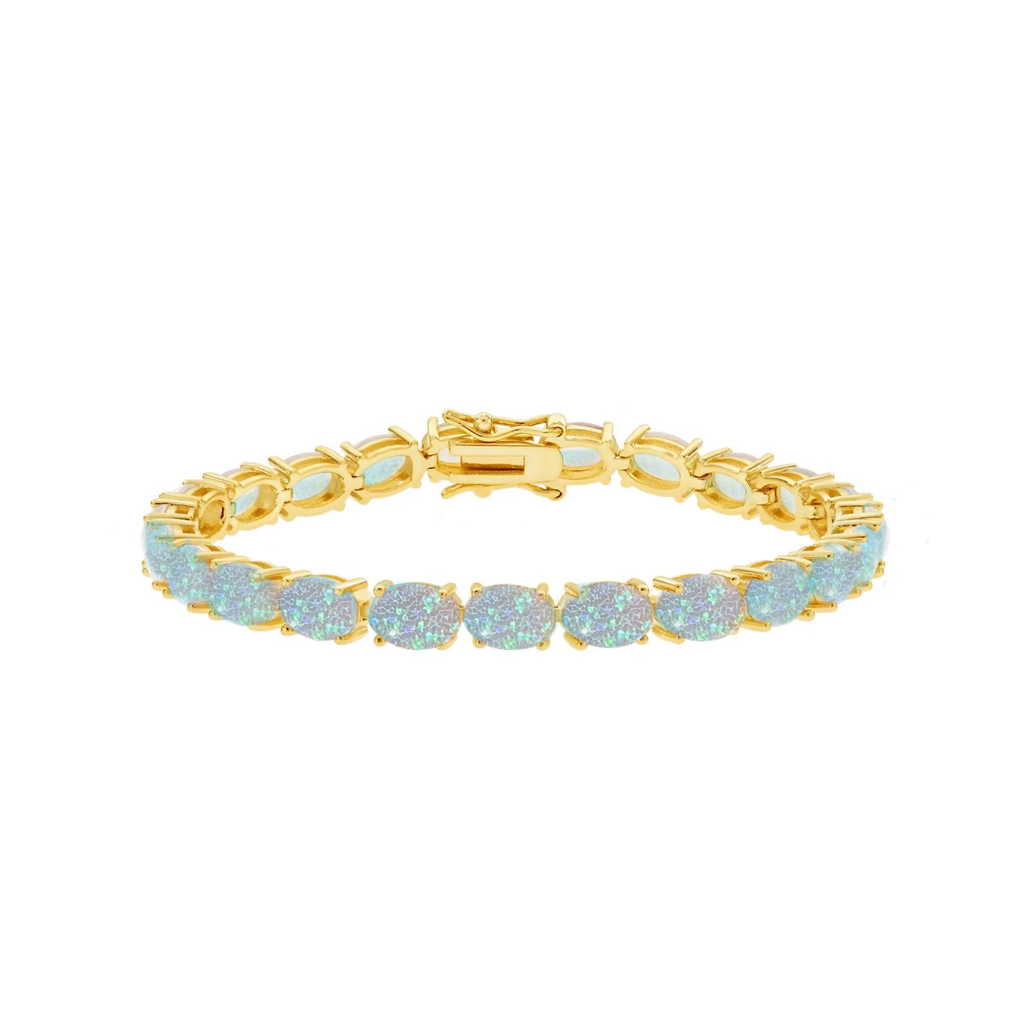Eternal Blue Opal Tennis Bracelet - La Kaiser