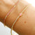 Coral Heart Diamond Tennis Bracelet