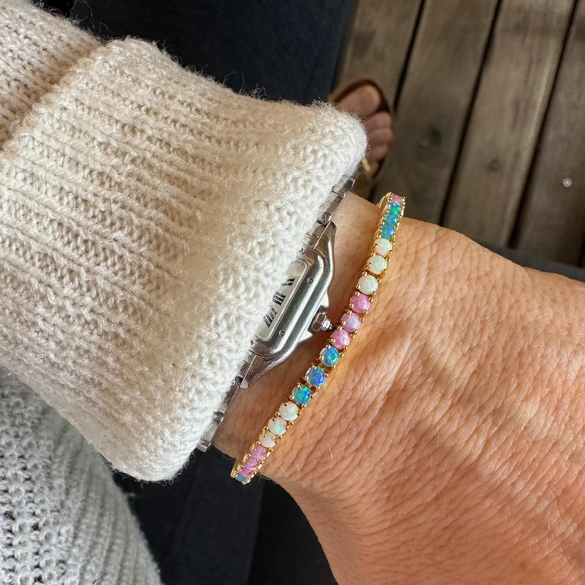 Tropical Opal Tennis Bracelet