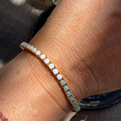 Opal & Amazonite Indecisve Tennis Bracelet