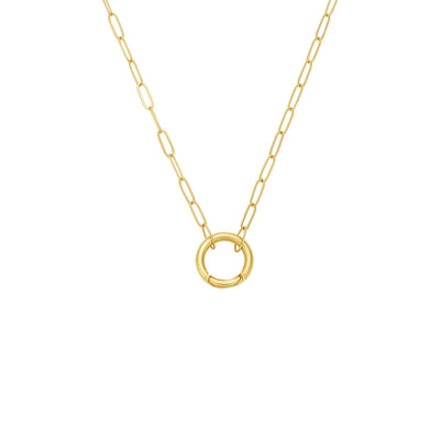 Solid Gold BYO Charm Pendant