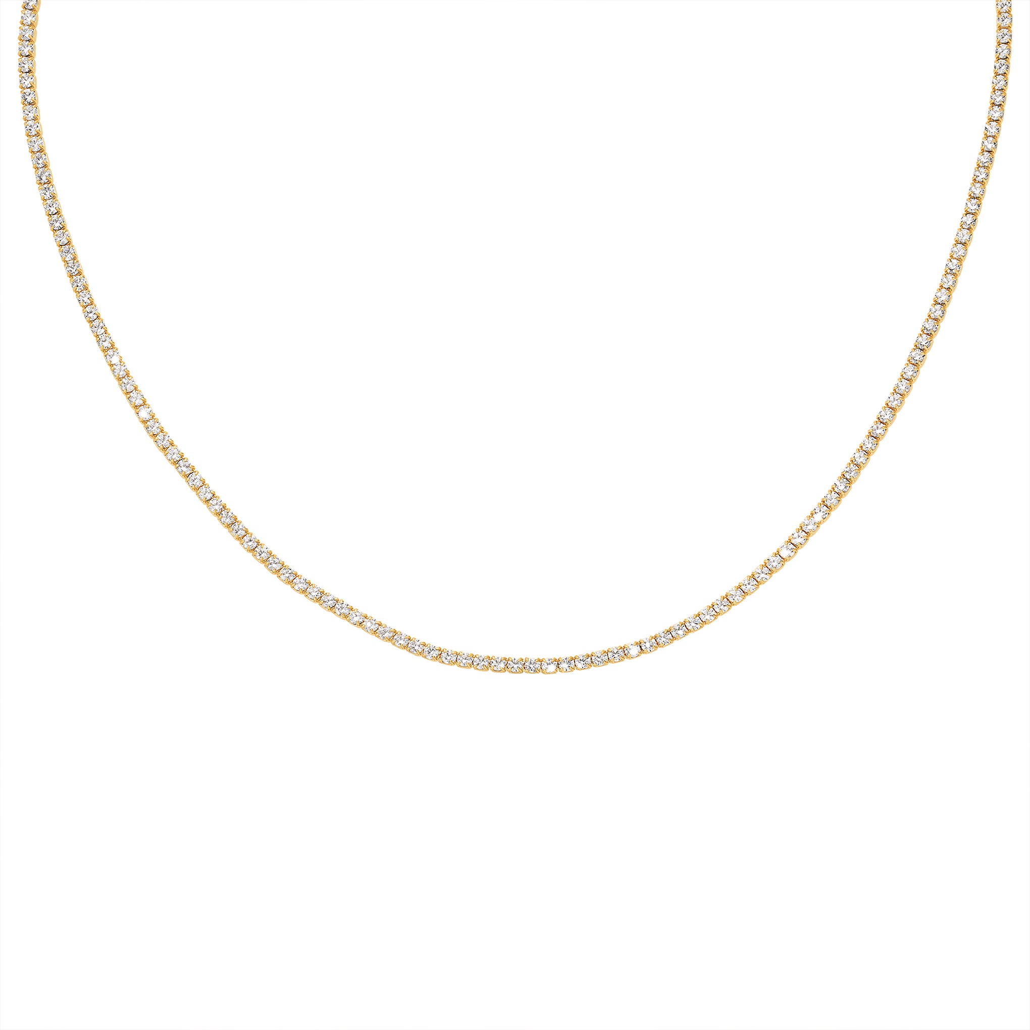 Diamond Dazzle Tennis Necklace - La Kaiser