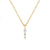 14kt Gold Diamond Drop Pendant