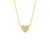 14kt Gold Forever Loved Diamond Heart Pendant