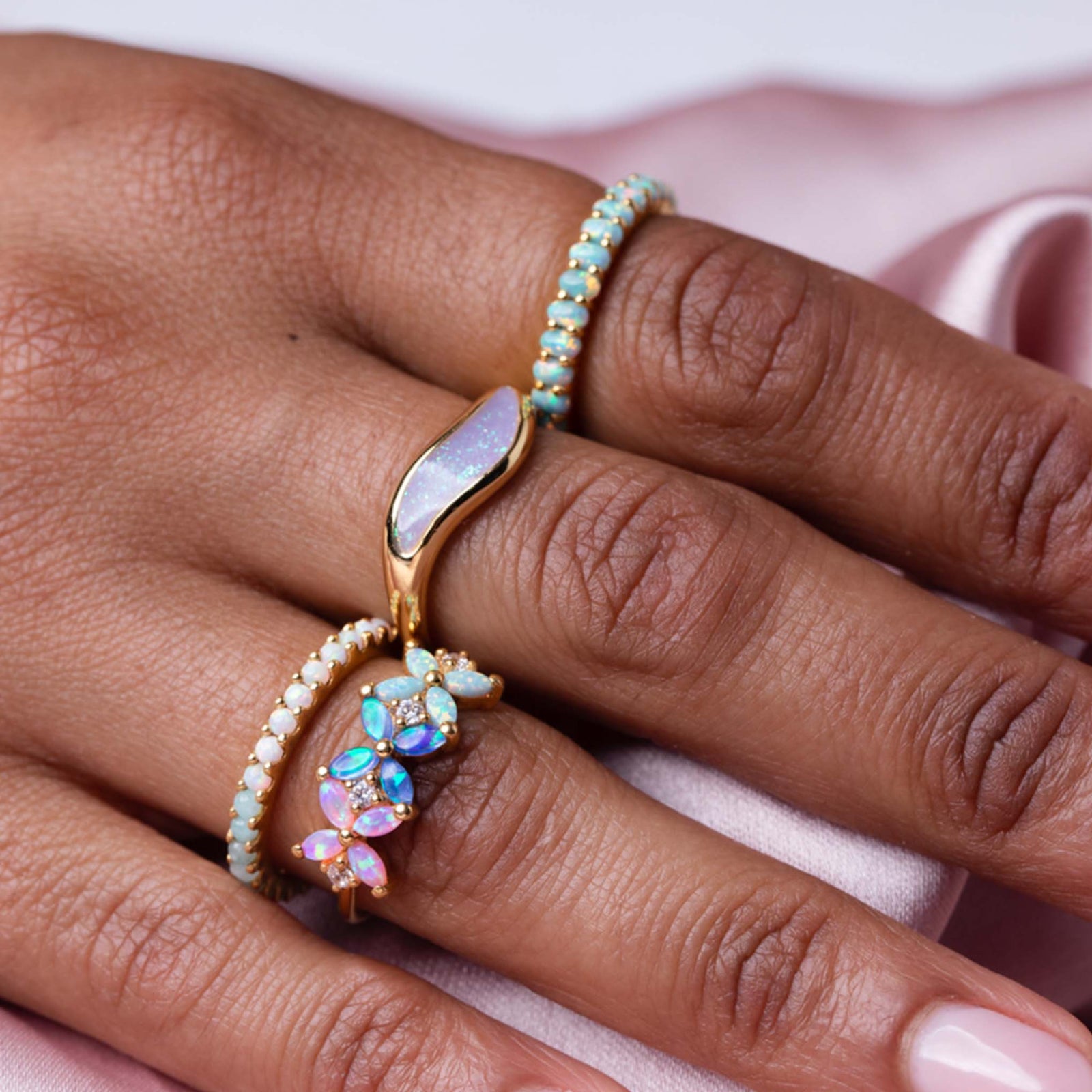 Opal Ombre Fleur Band
