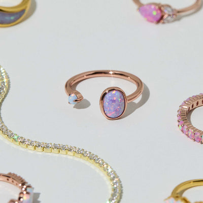 Rose Gold Cotton Candy Dual Band
