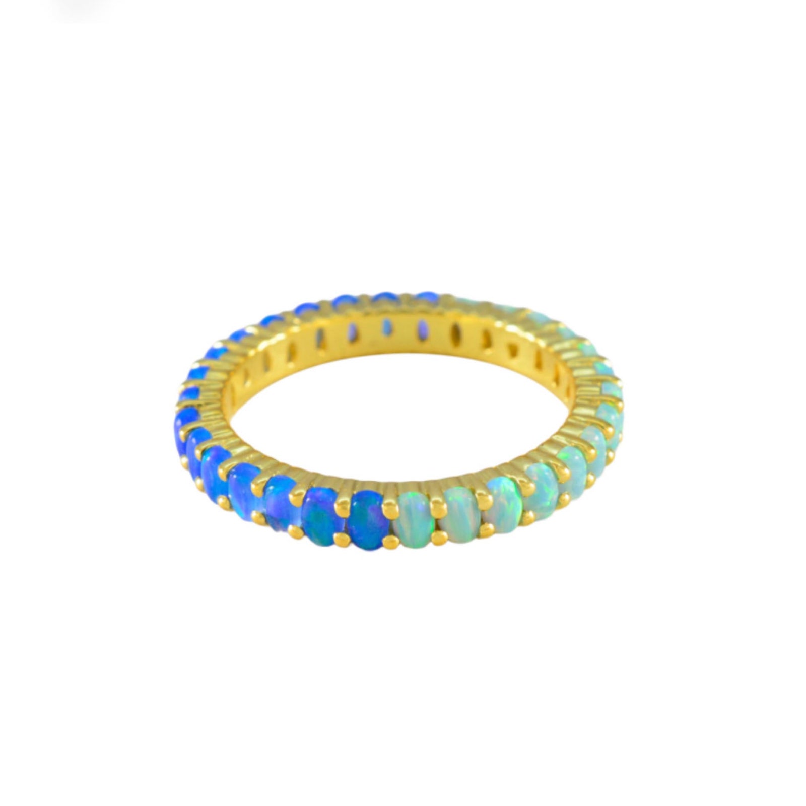 Blue Hues Dual Ring