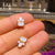 Opal & Rainbow Moonstone Empress Studs