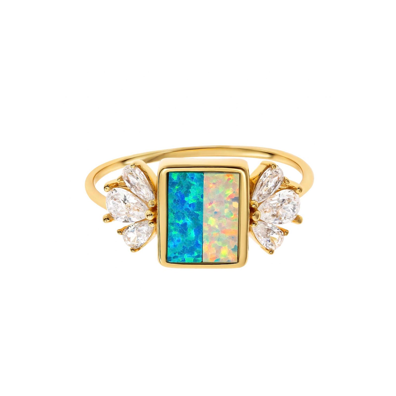 Opal Ombre Empress Ring