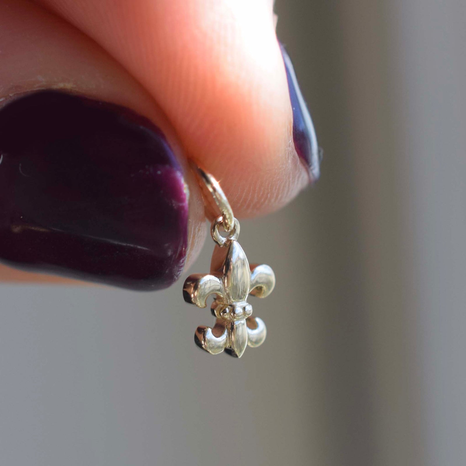 14kt Gold Fleur De-Lis Charm