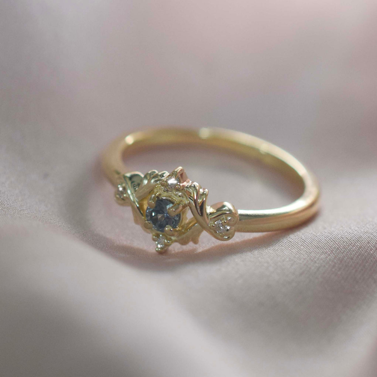 Teal Sapphire Enchanted Dream Ring