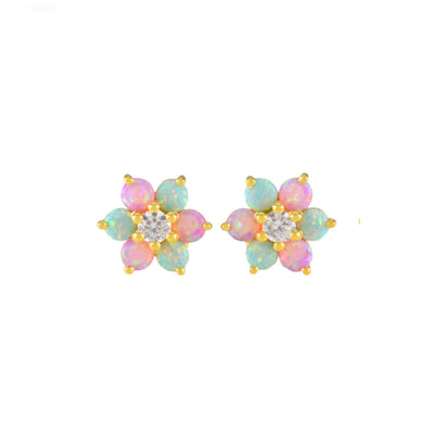 Tropical Opal Fleur Studs