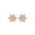 Tropical Opal Fleur Studs