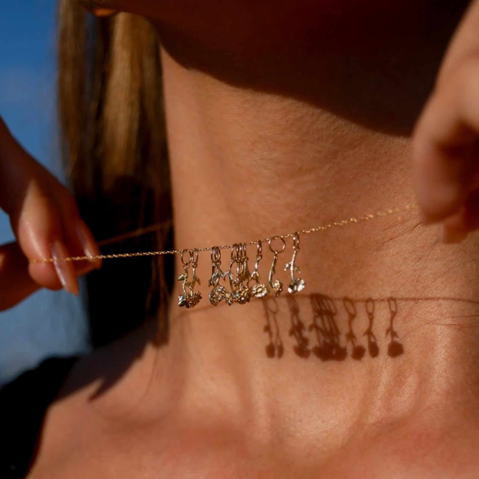 Solid Gold Birth Flower Charm