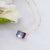 14kt Gold Fluorite & Diamond Montreux Pendant