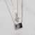 14kt Gold Fluorite & Diamond Montreux Pendant