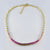 Ombre Pink Topaz and Garnet Grande Tennis Necklace