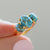 Copper Turquoise Gum Drop Ring