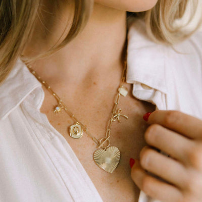 The Laura Heart Charm Necklace