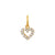 14kt Diamond Heart Charm