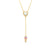 Pastel Opal Heart Lariat