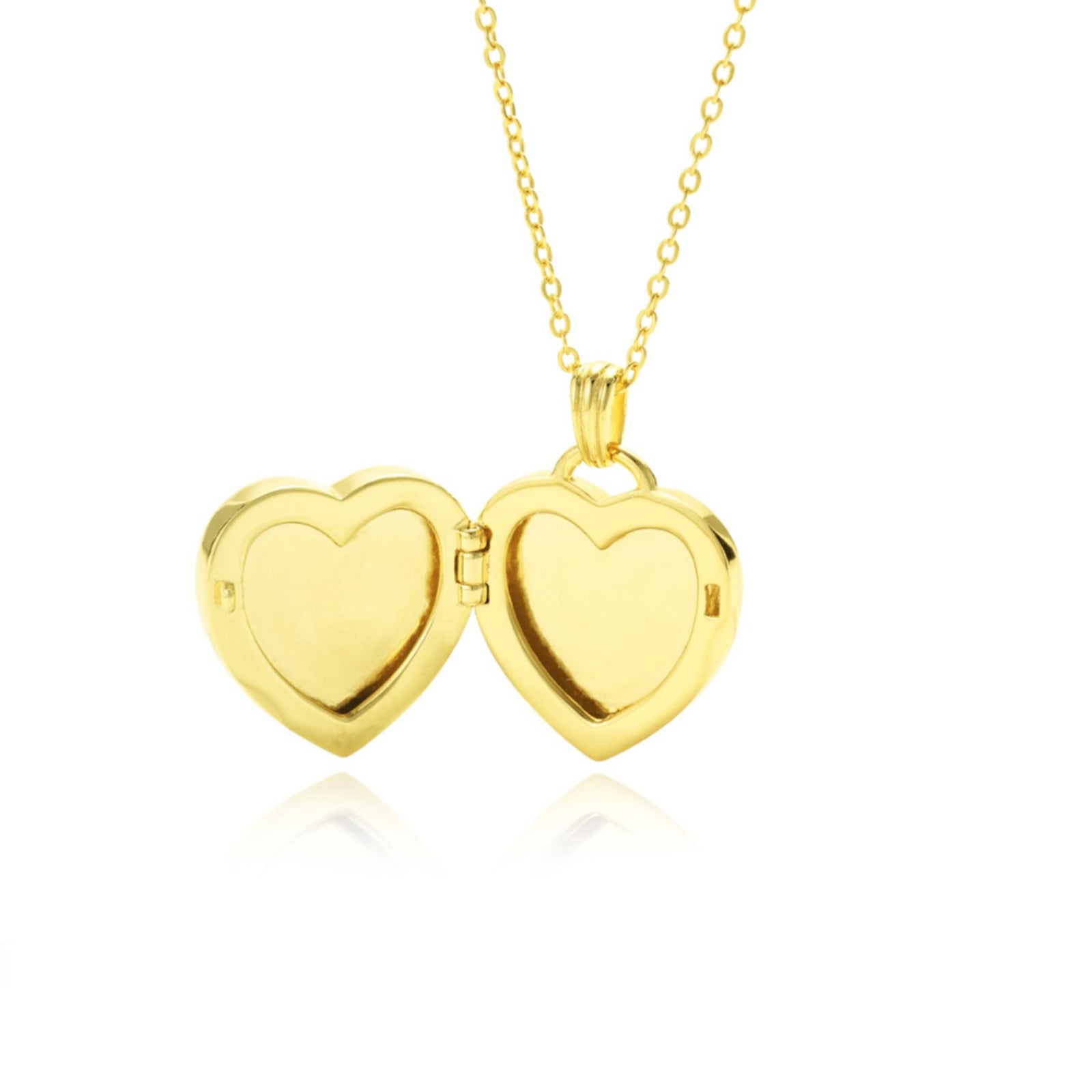 Mother of Pearl Heart Locket