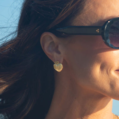 The Genevieve Heart Studs