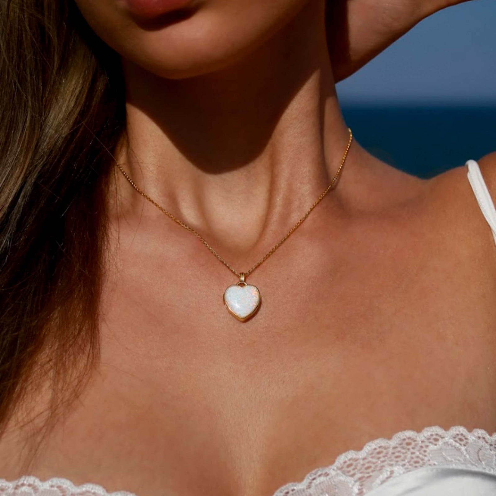 Heart Of Opal Mia Locket