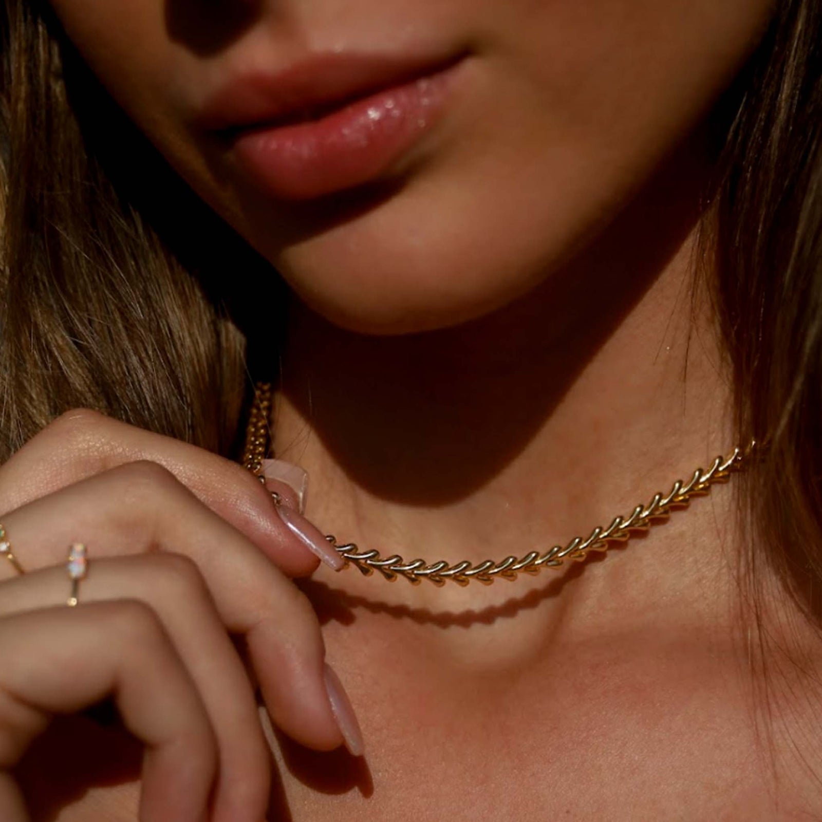 Modern Eternal Heart Necklace