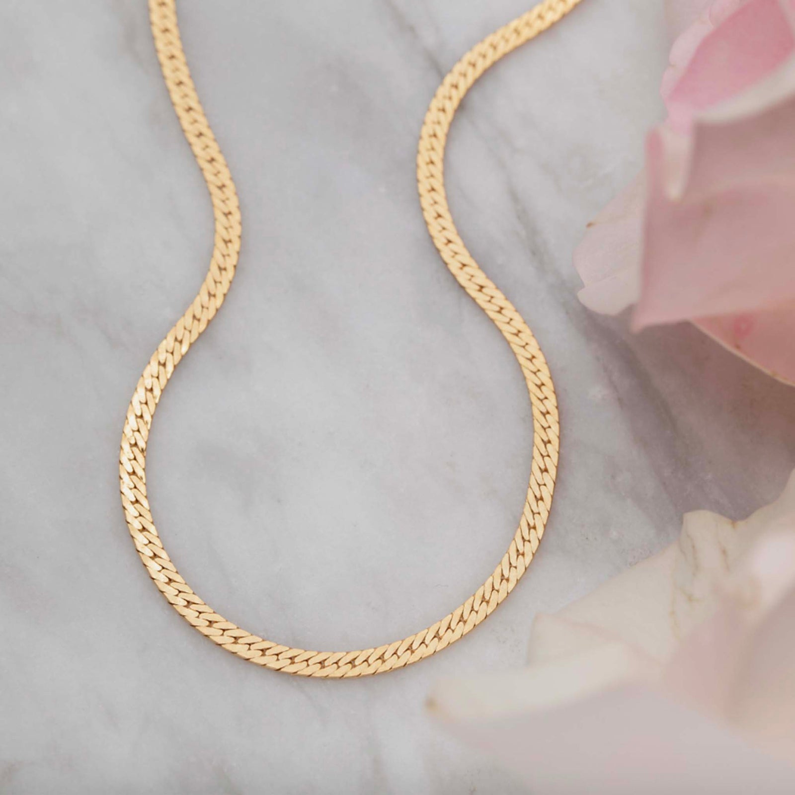 14kt Gold Filled Herringbone Chain
