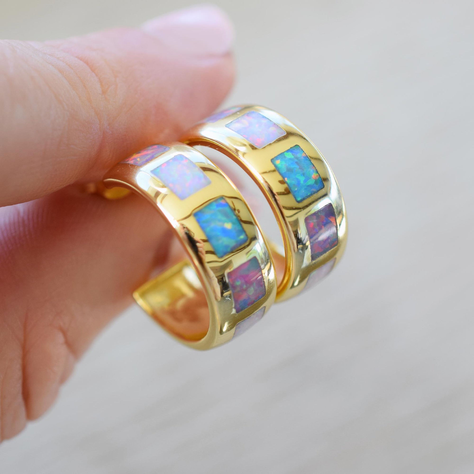 Opal Ocean Lover Hoops - *PREORDER*