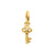 14kt Gold Diamond Key Charm